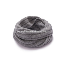 New design circular neck cashmere style chunky winter knitted round snood neck scarf